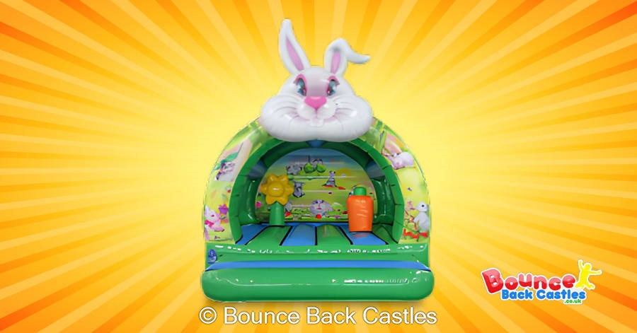 Bounce Back Castles | Rabbit Curved Bouncy Castle